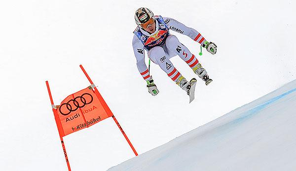 Ski Alpin: Super G in Kitzbühel on a shortened route