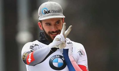 Skeleton: Axel Jungk celebrates first World Cup victory