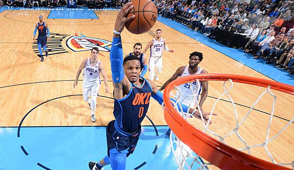 NBA: Westbrook's monster performance too much for Sixers