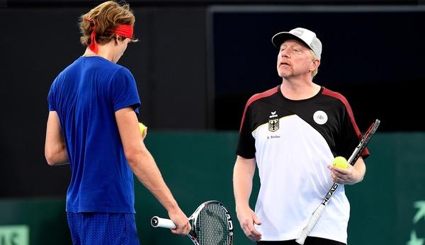 Davis Cup: Legend and team player: Becker feels "in excellent hands".