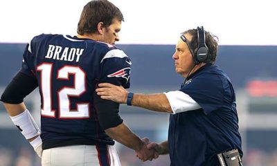 NFL: Super Bowl Panel:"Last joint appearance of Brady and Belichick."