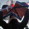 Olympics: Protests at the Olympic test of Korea's ice hockey women