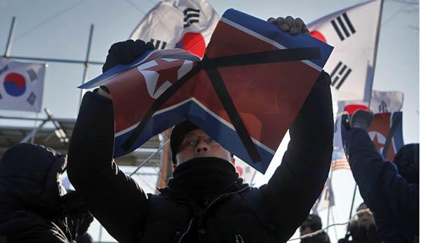 Olympics: Protests at the Olympic test of Korea's ice hockey women