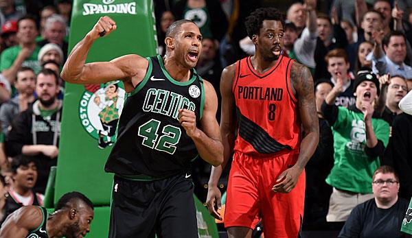 NBA: Al Horford sinks Buzzerbeater against the Portland Trail Blazers