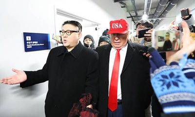 Olympia 2018: Opening Ceremony:"Trump" and "Kim" celebrate fraternization