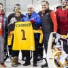 Olympia 2018: Federal President Steinmeier visits ice hockey training course