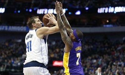 NBA: Dirk Nowitzki with Dunk and season's best value misses Lakers debut of IT