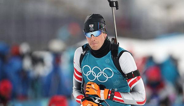 Olympia 2018: Biathlon: Julian Eberhard misses medal conceivably close