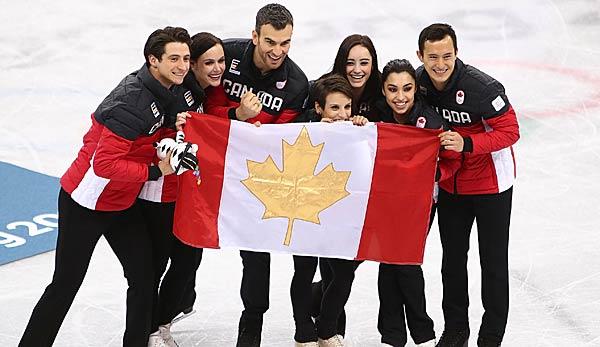 Olympia 2018: Gold medal for Canada's figure skaters in the team