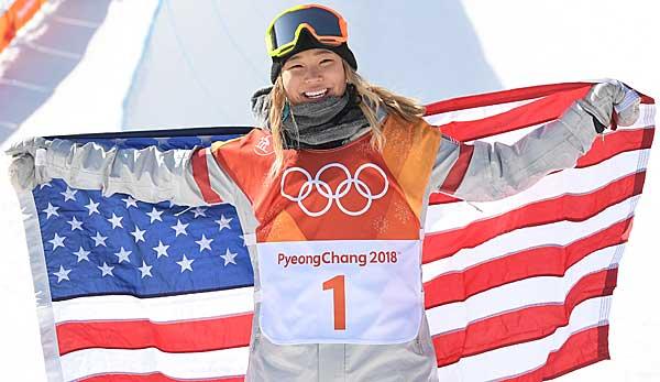 Olympia 2018: Snowboard: US-American Kim wins gold in halfpipe