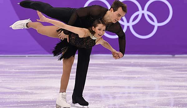 Olympia 2018: Figure Skating: debutants squat/blommaert in the free skating finale of the pair runners