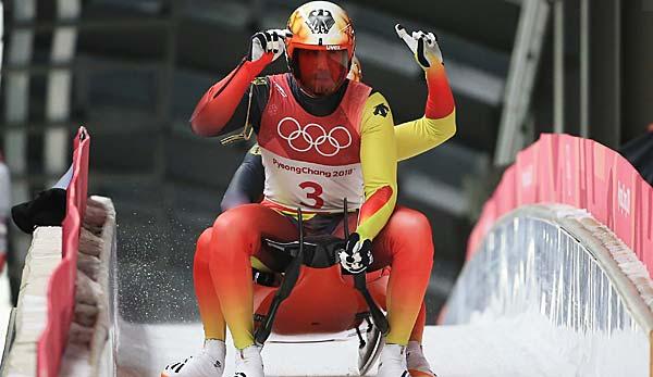 Olympia 2018: Tobogganing: Wendl/Arlt win gold again, Eggert/Benecken Bronze again