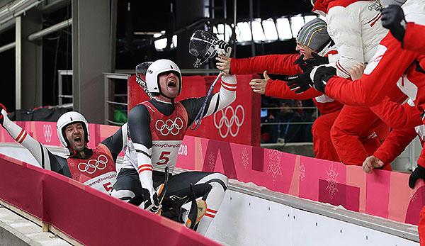 Olympic Games 2018: Austrian luge relay team wins bronze medal