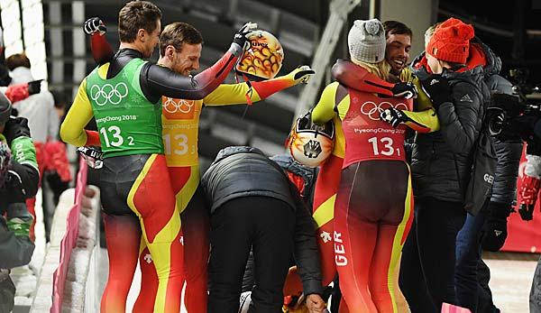 Olympia 2018: Team relay: Third luge gold medal for Germany