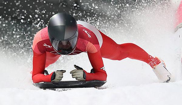 Olympia 2018: Skeleton: Janine Flock halfway through gold only thinly behind gold