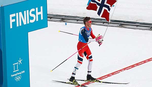 Olympia 2018: Cross-country skiers miss medal clear - Kläbo leads Norway to gold