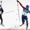 Olympia 2018: Biathlon: Silver for Schempp in mass start - Fourcade with frontal toe