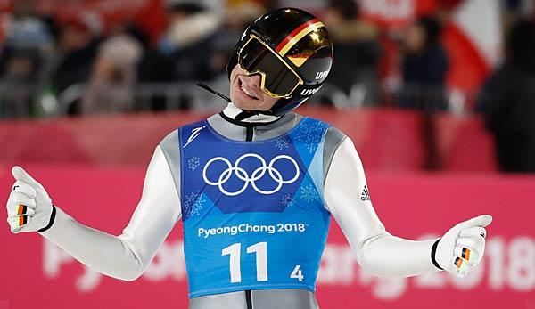 Olympia 2018: Ski jumpers win team silver medal behind Norway