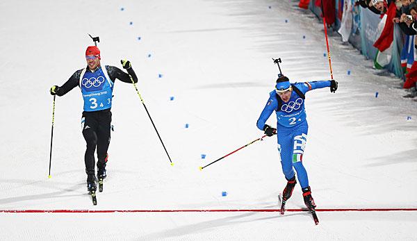 Olympia 2018: Biathlon: Gold at France in the Mixed Relay - Germany Fourth place