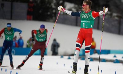 Olympia 2018: Cross-country skiing: Norway wins team sprint, third gold medal for Kläbo