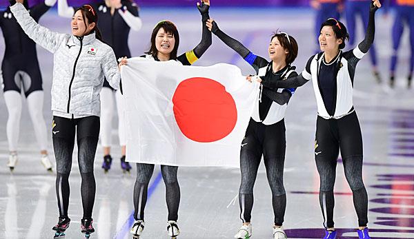 Olympic Games 2018: Speed skating: Japanese women win team pursuit