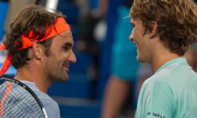 ATP: Zverev laughs with the "Maestro":"Roger's the funniest of them all."