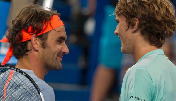 ATP: Zverev laughs with the "Maestro":"Roger's the funniest of them all."