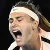 WTA: Aryna Sabalenka can't hear herself