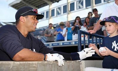 MLB: Russell Wilson beats homeruns at the New York Yankees