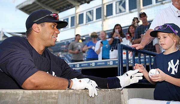 MLB: Russell Wilson beats homeruns at the New York Yankees