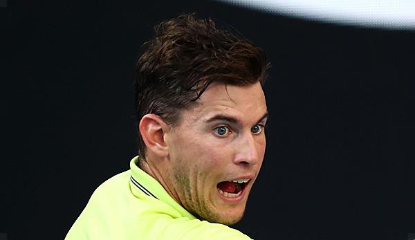 ATP: Thiem wobbles at the beginning - but does not fall