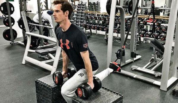 ATP: Andy Murray: Gym work for the comeback