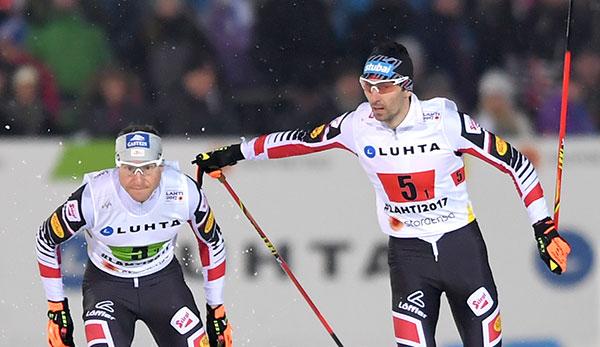 Winter sports: Nordic combination: Denifl/Gruber win team sprint