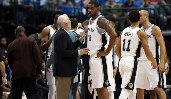 NBA: San Antonio Spurs frustrated after another bankruptcy:"Busted against a wall"