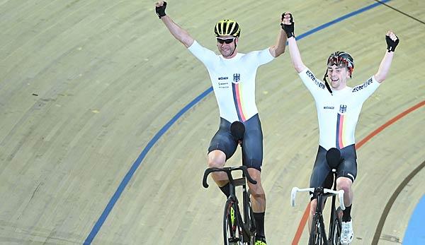 Cycling: Railway World Championships: Kluge/Reinhardt win gold in two-man team racing
