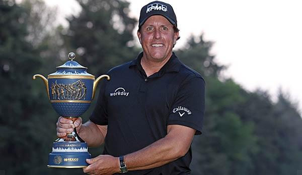 Golf: WGC in Mexico: Phil Mickelson wins his first tournament since 2013