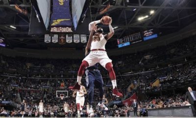 NBA: LeBron James and Larry Nance dismantle weak Detroit pistons