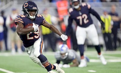 NFL: Transition Day - Kyle Fuller protected by the Chicago Bears