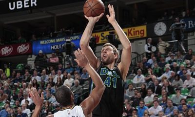 NBA: Nowitzki still hot from the three-line at Mavs victory over Nuggets