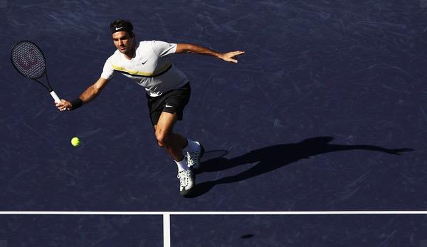 ATP: Indian Wells: Roger Federer after defeating Filip Krajinovic in the last sixteen