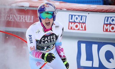 Alpine Skiing: Lindsey Vonn wins downhill in Aare, Sophia Goggia wins the crystal ball