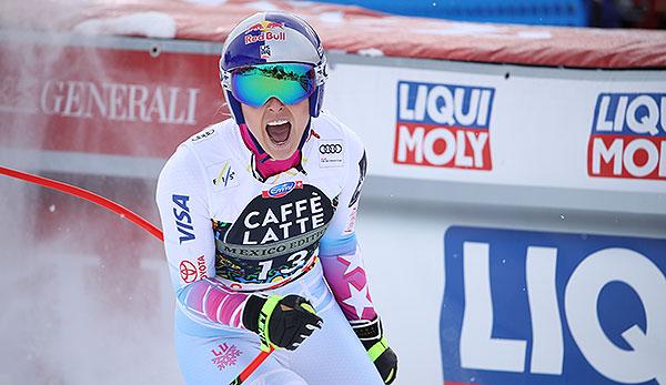 Alpine Skiing: Lindsey Vonn wins downhill in Aare, Sophia Goggia wins the crystal ball