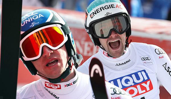 Ski Alpin: Double victory: Kriechmayr and Mayer win downhill on the Aare