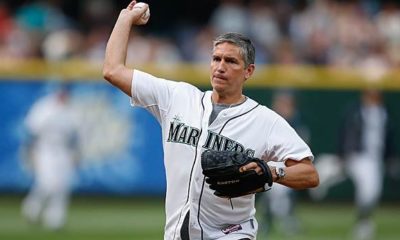 MLB: Royals: Jesus actor Jim Caviezel as a stand-in at the photo shoot