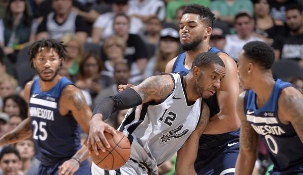 NBA: Aldridge destroys the Timberwolves - Spurs series continues