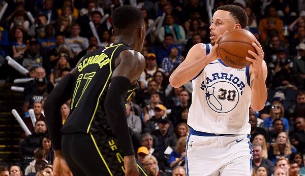 NBA: Next injury shock at Curry - Warriors beat Hawks