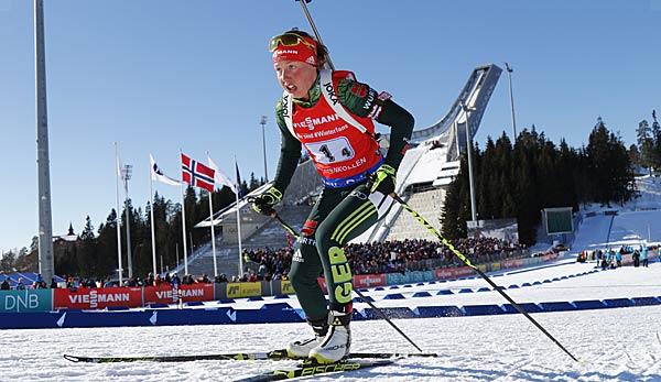 Biathlon: Pursuit: Dahlmeier becomes third - Kuzmina wins small crystal ball