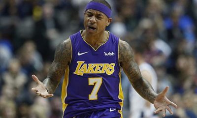 NBA: Thomas not on the Lakers team because of his hip