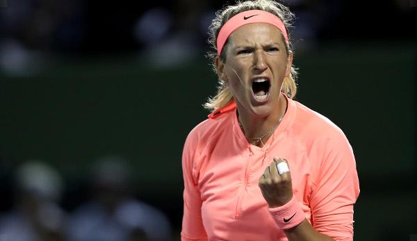 WTA: Azarenka defeats Pliskova in Miami - and returns to Top 100