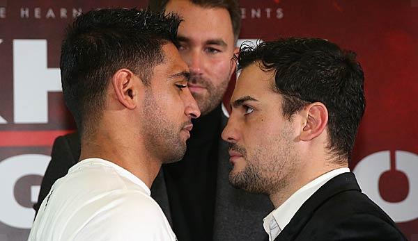 Boxing: Amir Khan against Phil Lo Greco on live stream